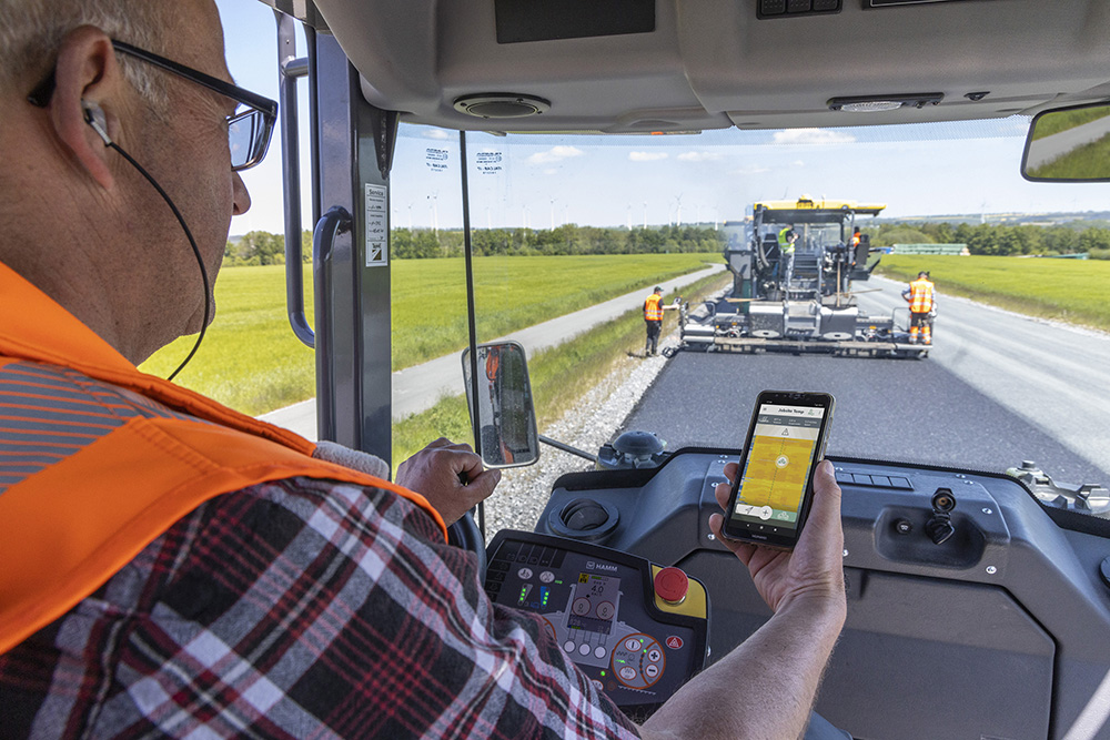 Data can also be provided to the compactor operators using the system Data can also be provided to the compactor operators using the system