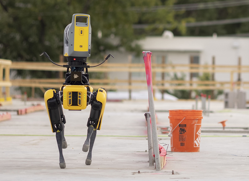 Autonomous surveying and scanning is possible using the new package from Trimble Autonomous surveying and scanning is possible using the new package from Trimble