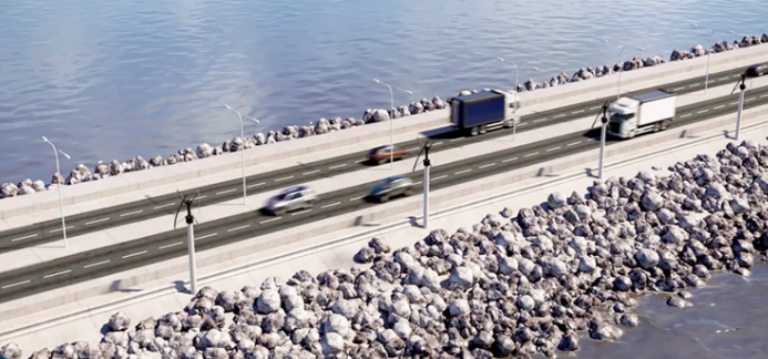 The causeway section will also be part of a new flood defence system for the city centre (image courtesy Lagoon Hull) The causeway section will also be part of a new flood defence system for the city centre (image courtesy Lagoon Hull)
