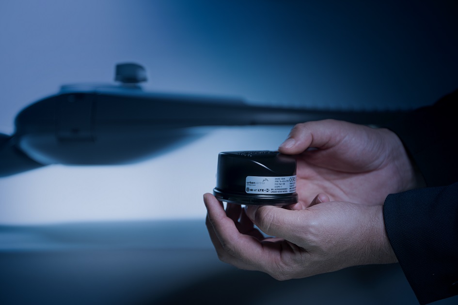 The Urban Node 324 Cellular LED lighting controller responds to sudden changes in pedestrian numbers or road traffic and can monitor energy consumption in real-time (image courtesy Urban Control)