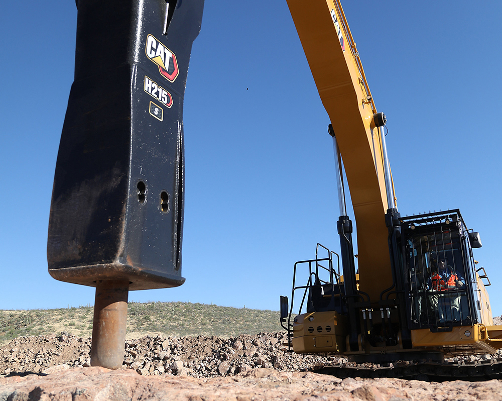 Caterpillar is offering new high-performance hydraulic breakers Caterpillar is offering new high-performance hydraulic breakers