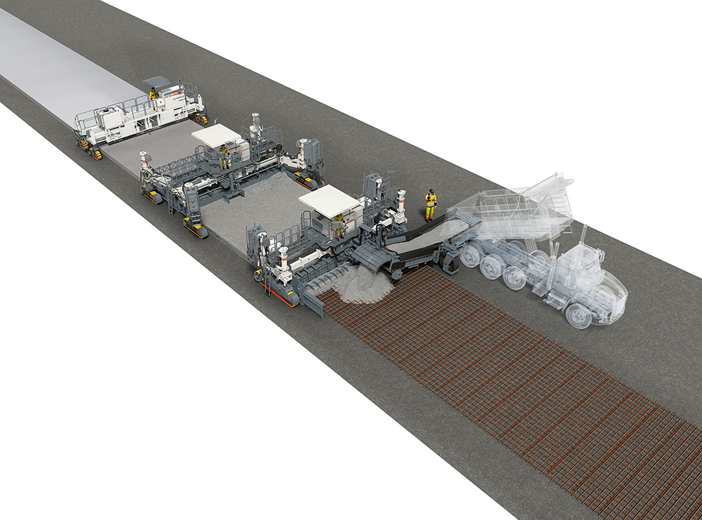 Wirtgen is offering new concrete slipforming technology Wirtgen is offering new concrete slipforming technology