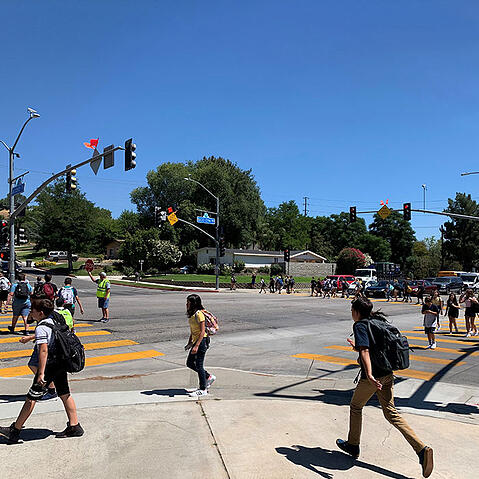 Now officially SWARCO McCain, the company was recently recognised by the US state of California for helping to make a school road crossing area much safter for pedestrians and drivers, thanks to its McCain 2070LX ATC controller (image courtesy SWARCO McCain) SWARCO McCain