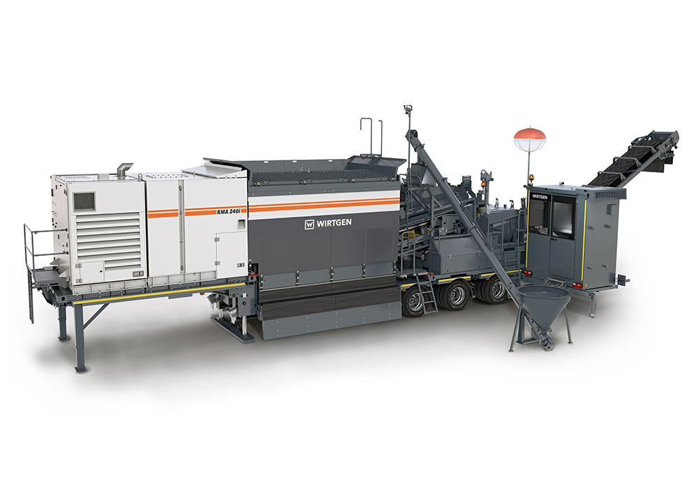Wirtgen’s new cold mixing plant offers quality output Wirtgen’s new cold mixing plant offers quality output