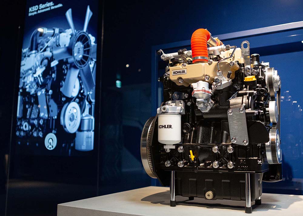 Kohler is offering a range of power options for the future, with its engines now able to run on HVO fuels Kohler is offering a range of power options for the future, with its engines now able to run on HVO fuels