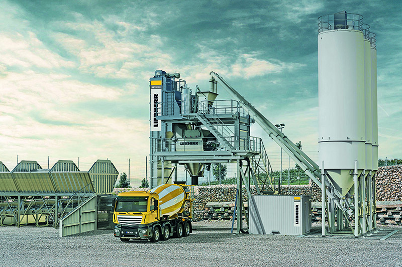 New concrete plants from Liebherr offer versatility New concrete plants from Liebherr offer versatility