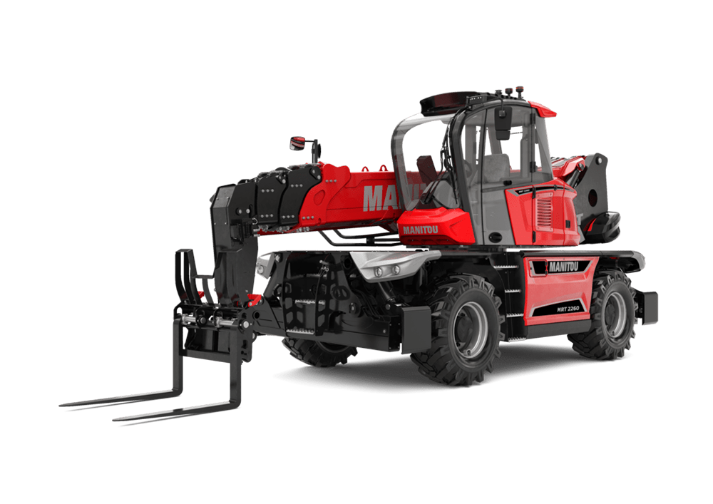 Introducing Manitou’s all-electric MRT 2260E battery powered 360 degree telehandler Introducing Manitou’s all-electric MRT 2260E battery powered 360 degree telehandler