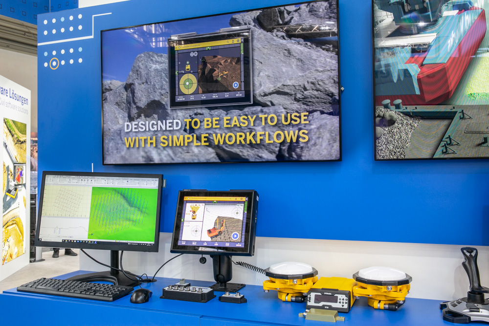 Trimble is now offering a piling rig machine control system Trimble is now offering a piling rig machine control system
