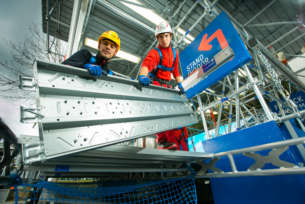 A big advantage of Flydeck, an under-the-deck suspended bridge maintenance platform, is no need for lane closures Pilosia Flydeck