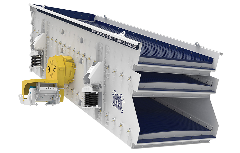 Long wear life and ease of maintenance is claimed for the new screening system from Haver & Boecker Long wear life and ease of maintenance is claimed for the new screening system from Haver & Boecker