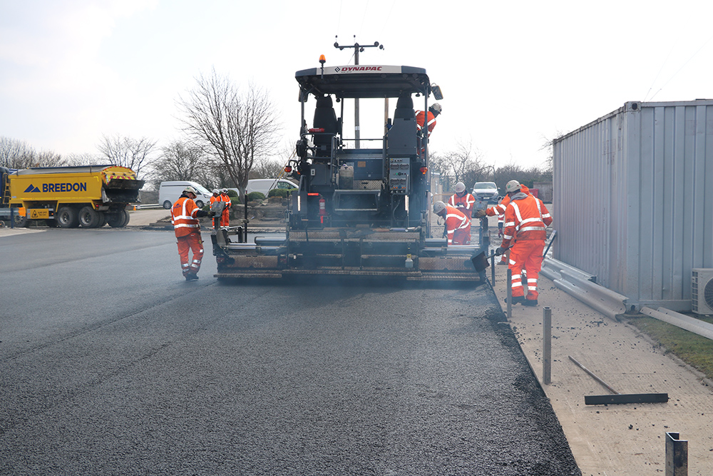 Breedon paved an area in the UK using Nypol RE 73 Breedon paved an area in the UK using Nypol RE 73
