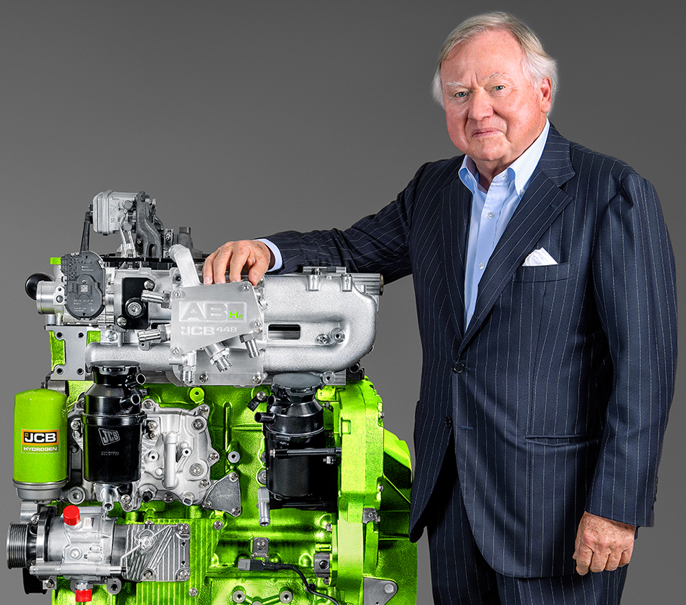 JCB is introducing its innovative hydrogen engine JCB is introducing its innovative hydrogen engine