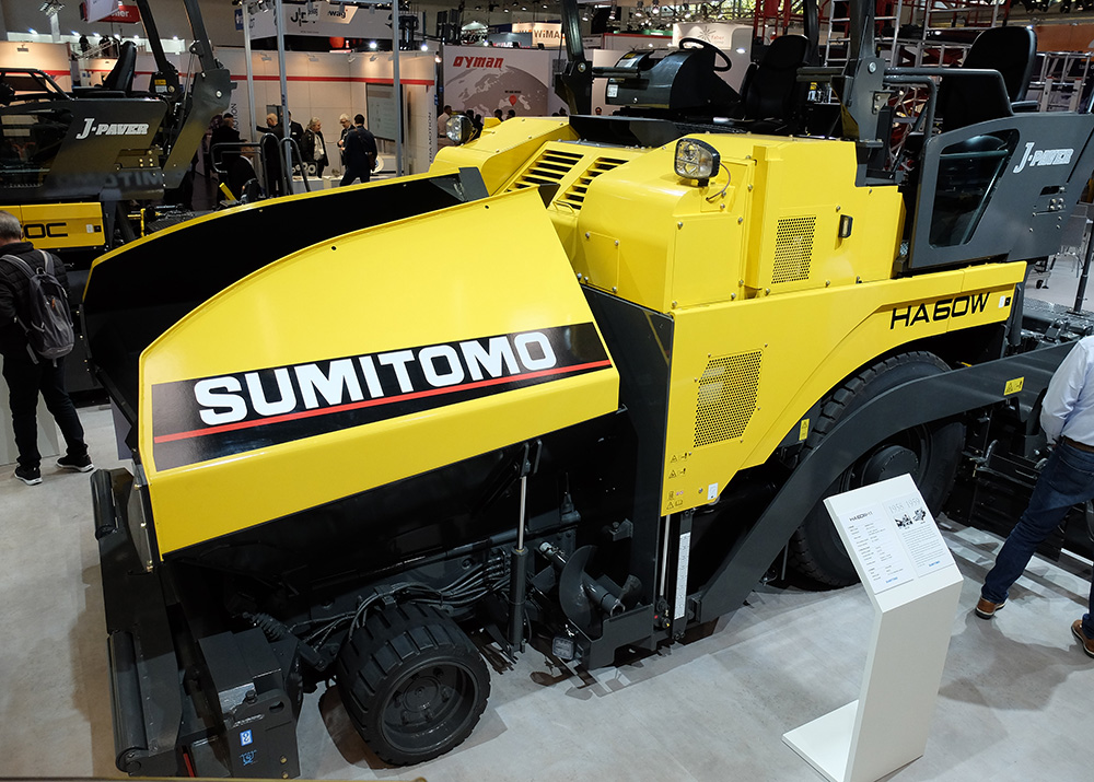 Sumitomo’s latest HA60 paver models offer increased performance Sumitomo’s latest HA60 paver models offer increased performance
