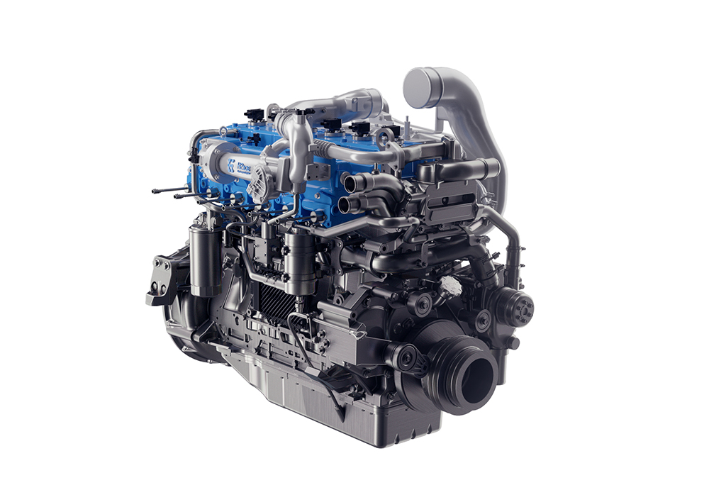 Hyundai Doosan Infracore is unveiling an ICE power unit running on hydrogen Hyundai Doosan Infracore is unveiling an ICE power unit running on hydrogen