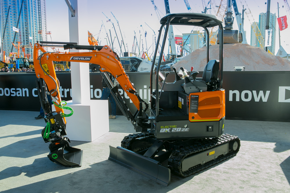 The electric-drive DX20ZE-7 mini excavator The electric-drive DX20ZE-7 mini excavator