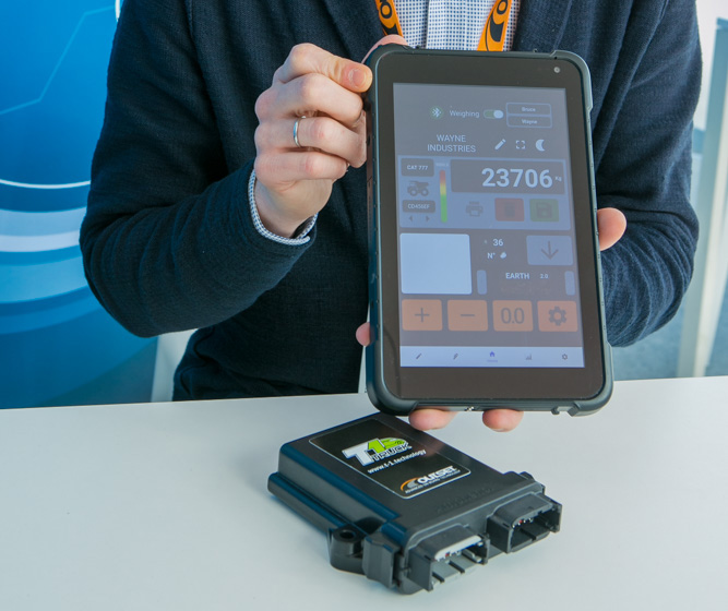 Outset's new T1 weighing device for vehicle payloads Outset's new T1 weighing device for vehicle payloads