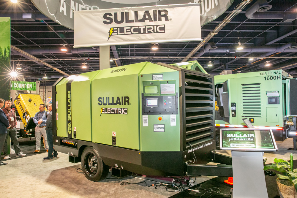 Sullair E103H electric portable compressor Sullair E103H electric portable compressor