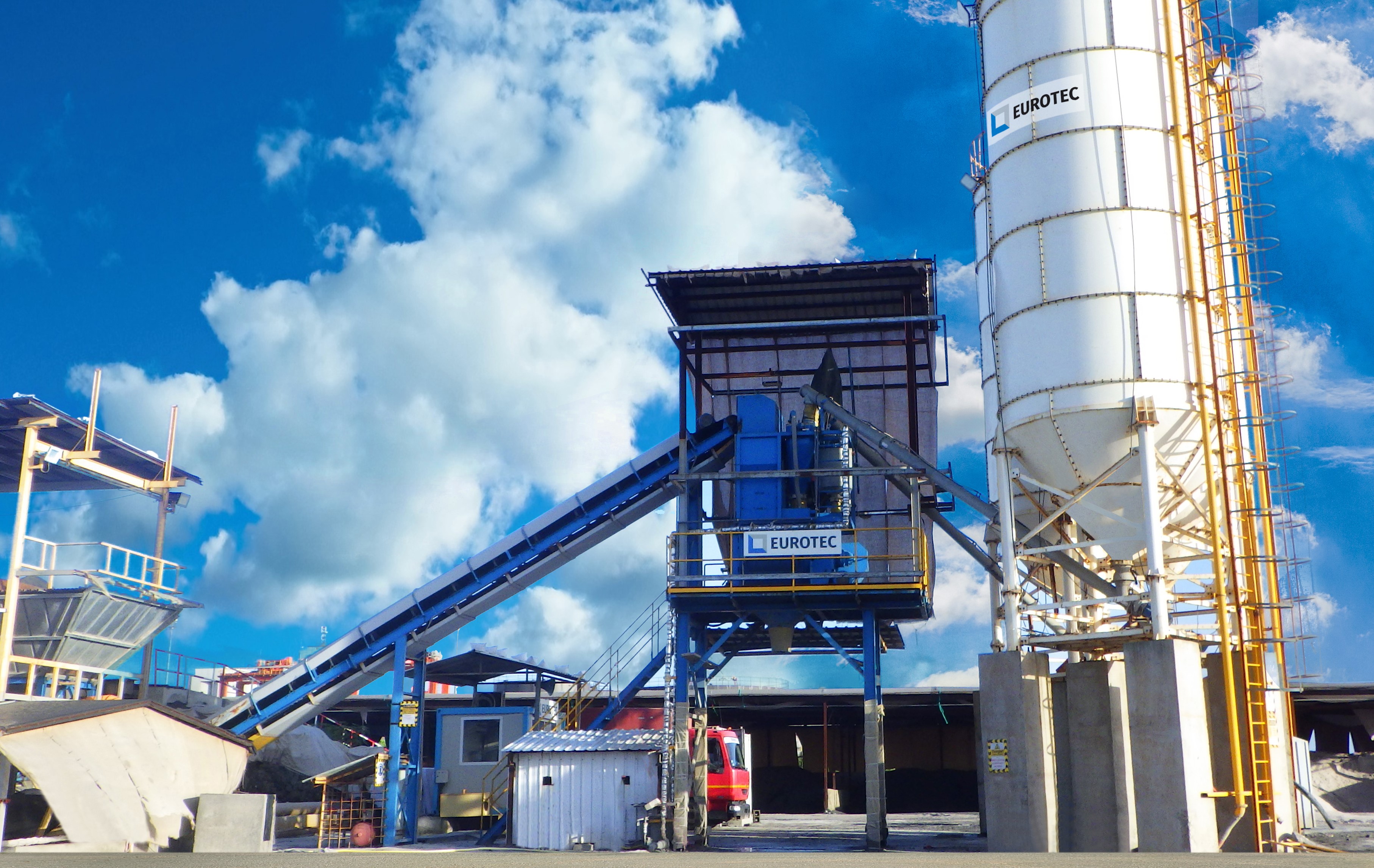 A Eurotec batching plant has played an important role in development of a port facility in Madagascar A Eurotec batching plant has played an important role in development of a port facility in Madagascar