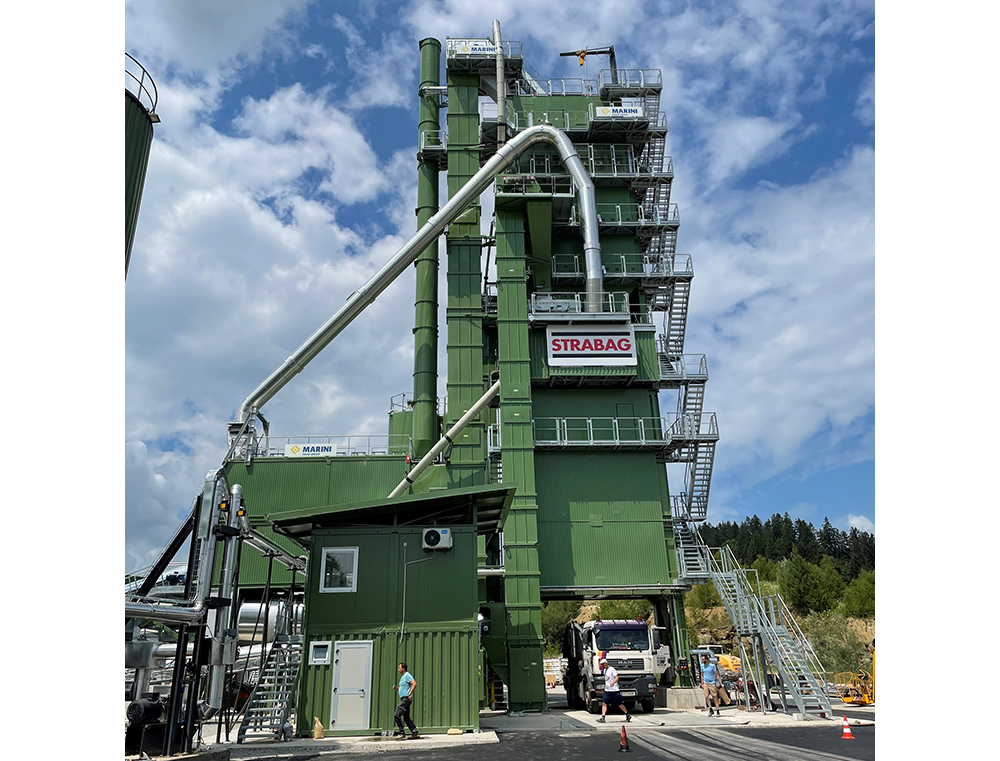 Austrian contractor Strabag opted for a new, high-specification Marini asphalt plant Austrian contractor Strabag opted for a new, high-specification Marini asphalt plant