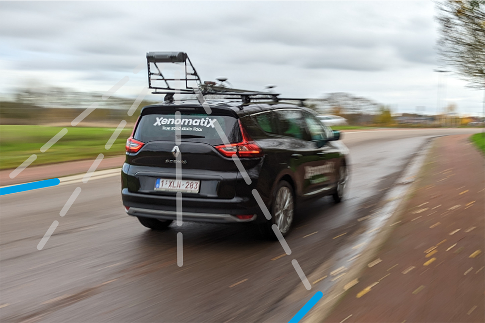 The latest version of XenomatiX’s road lidar XenoTrack inspection system covers two lanes in one pass. The latest version of XenomatiX’s road lidar XenoTrack inspection system covers two lanes in one pass.