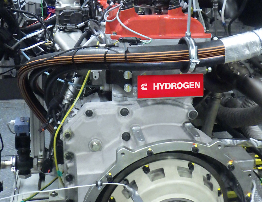 Cummins has carried out extensive testing of its IC engines using hydrogen as fuel Cummins has carried out extensive testing of its IC engines using hydrogen as fuel