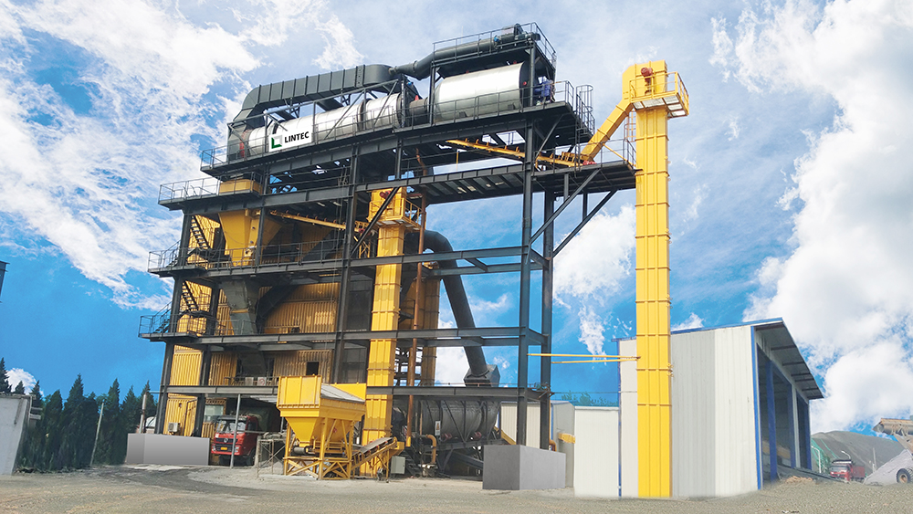 A Lintec plant operating in China has produced over 2 million tonnes of asphalt since it was commissioned, using an average 40% of RAP in the mix A Lintec plant operating in China has produced over 2 million tonnes of asphalt since it was commissioned, using an average 40% of RAP in the mix