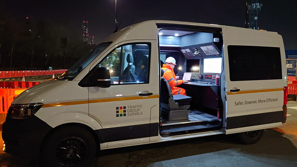The VW Crafter Command Centre Vehicle also features a kitchenette with hot and cold water for on-site refreshments The VW Crafter Command Centre Vehicle also features a kitchenette with hot and cold water for on-site refreshments