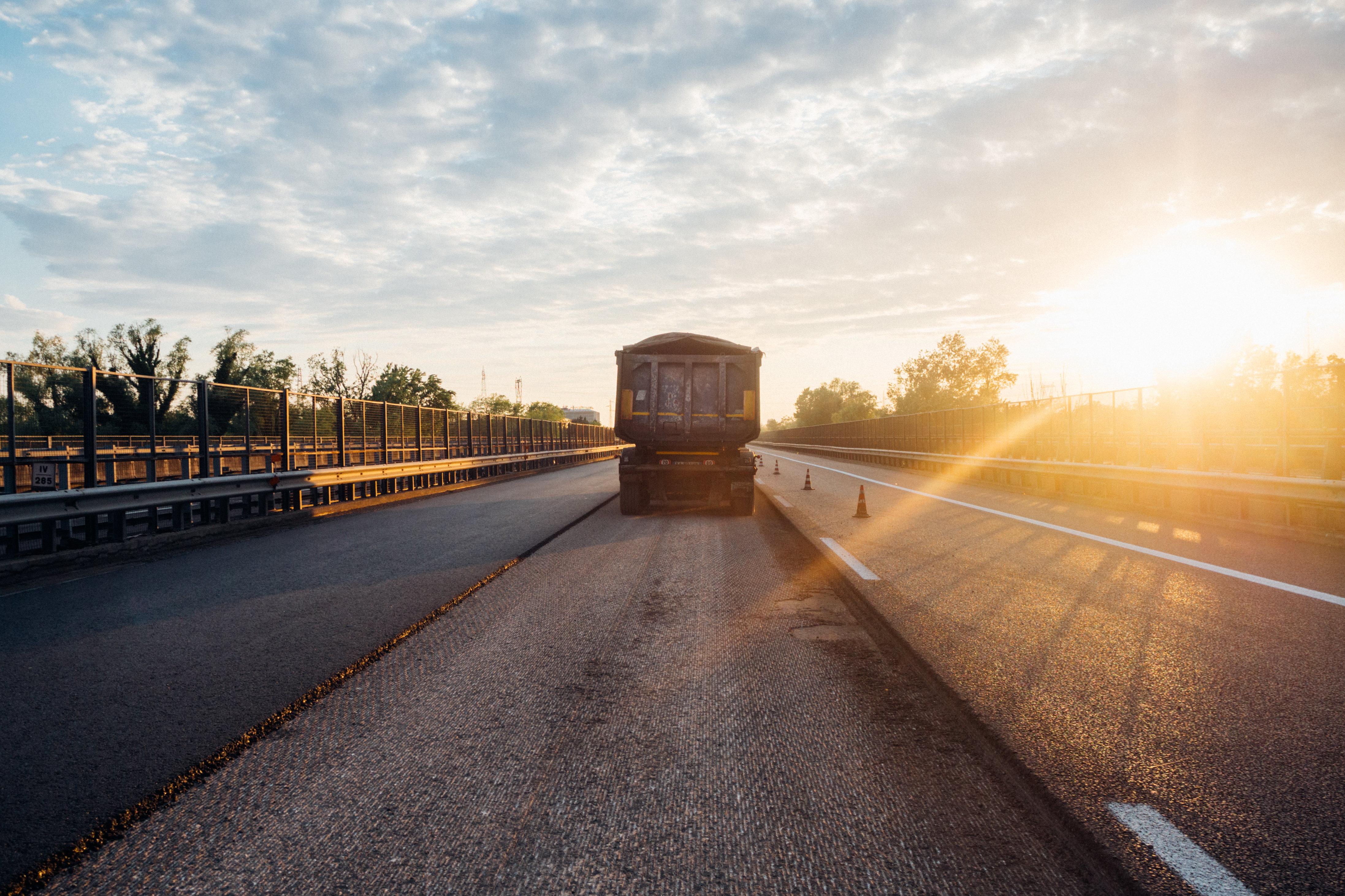 Work on the 5.5km-long section of Italy's A4 motorway