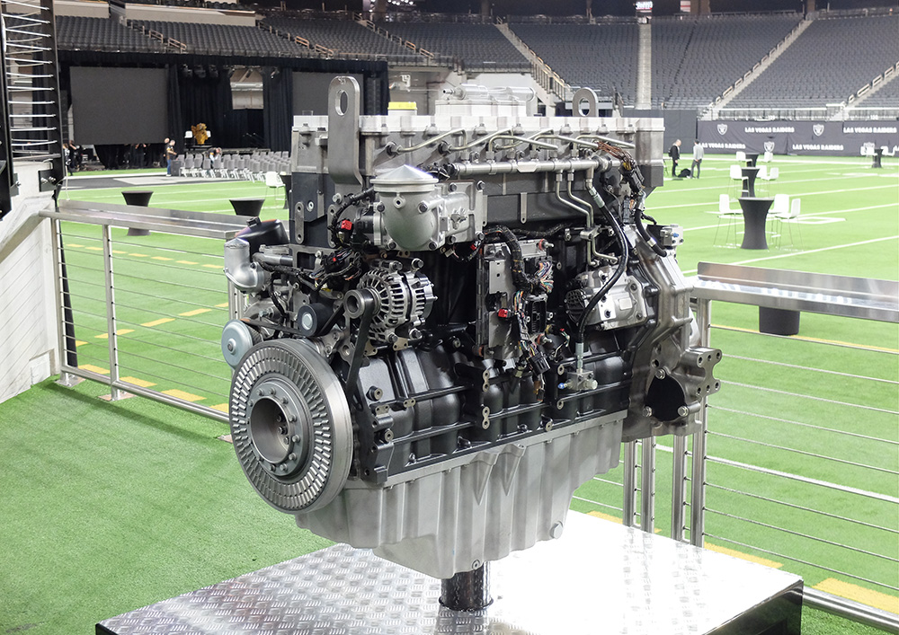 Caterpillar’s latest 13litre engine offers a high power density and fuel options Caterpillar’s latest 13litre engine offers a high power density and fuel options