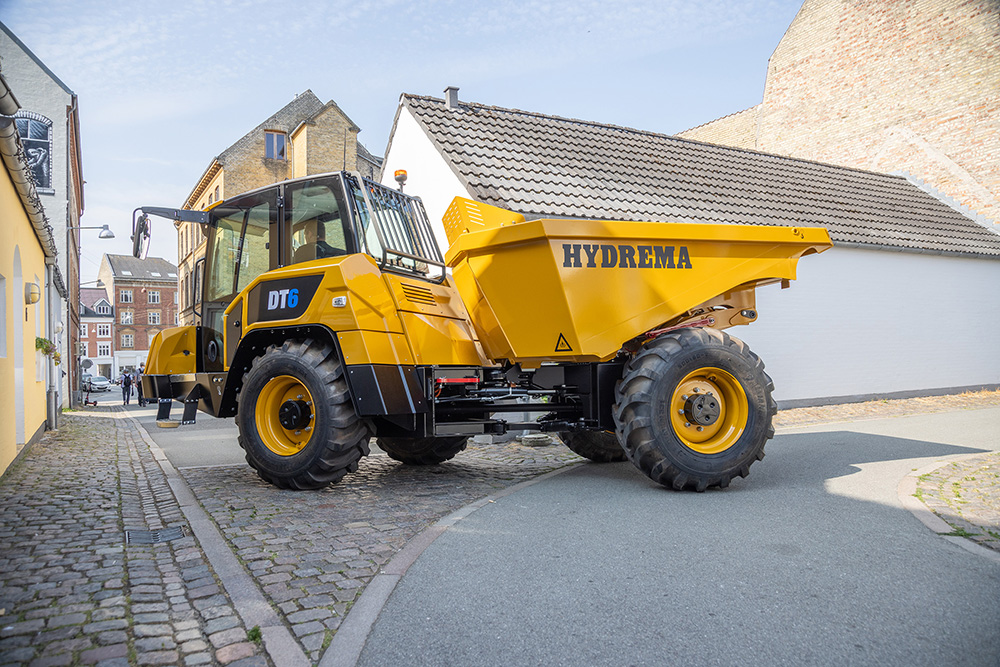 The DT6 dumper features an advanced 96V ZF eTrac electric powertrain The DT6 dumper features an advanced 96V ZF eTrac electric powertrain