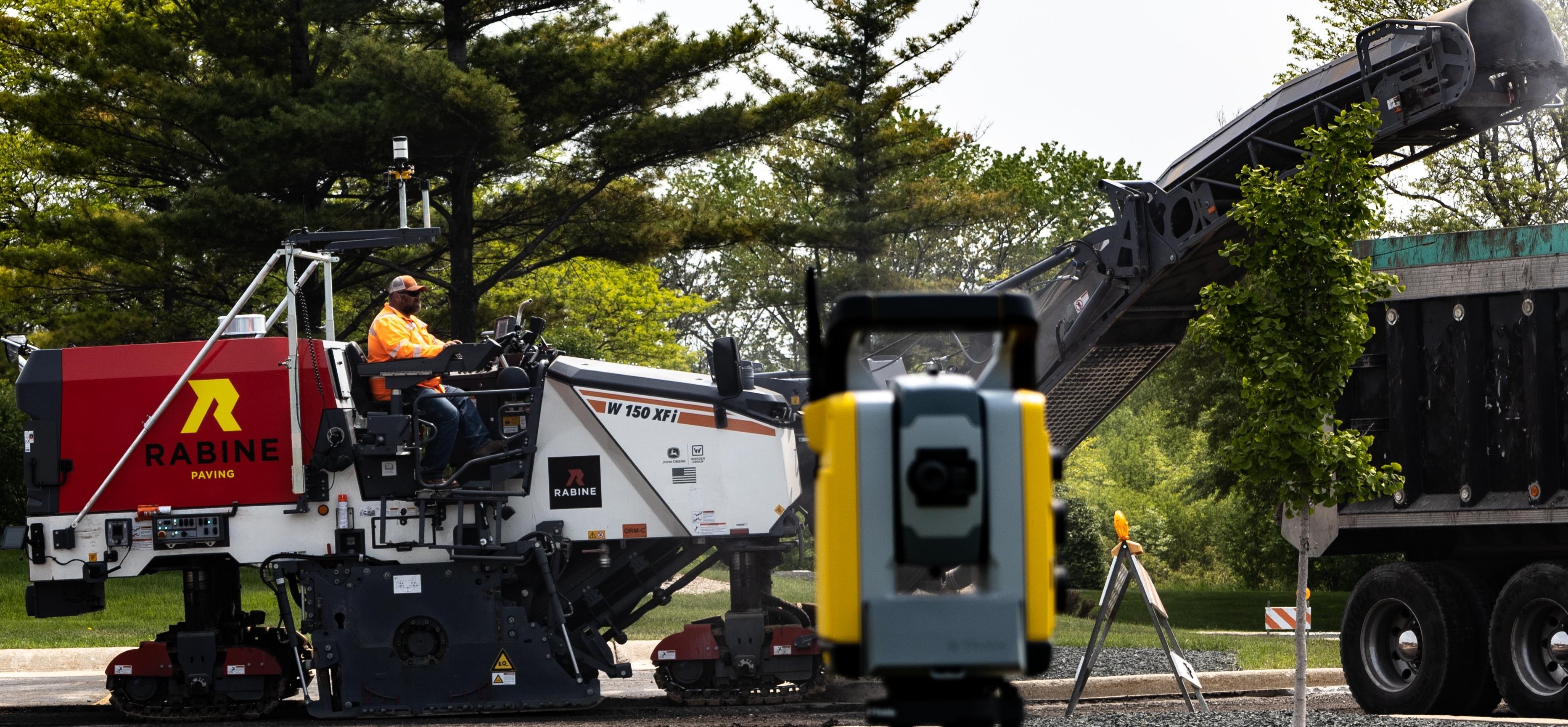 Using the Trimble technology on its milling machines has delivered major benefits for contractor Rabine