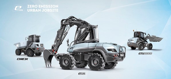 Mecalac has several electric compact machines in its range