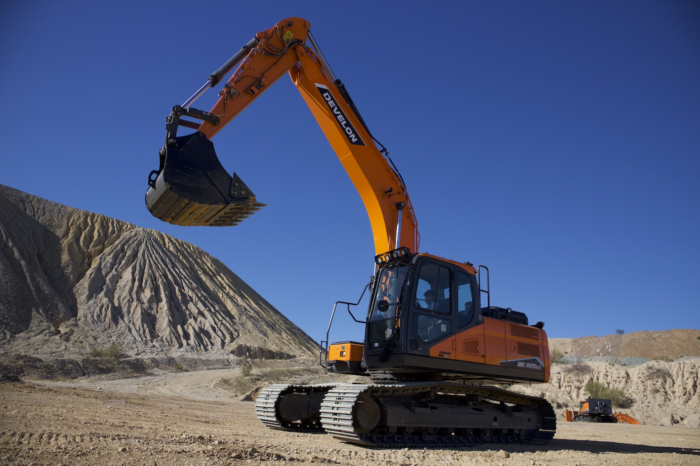 Develon is now offering its first ‘smart’ excavator