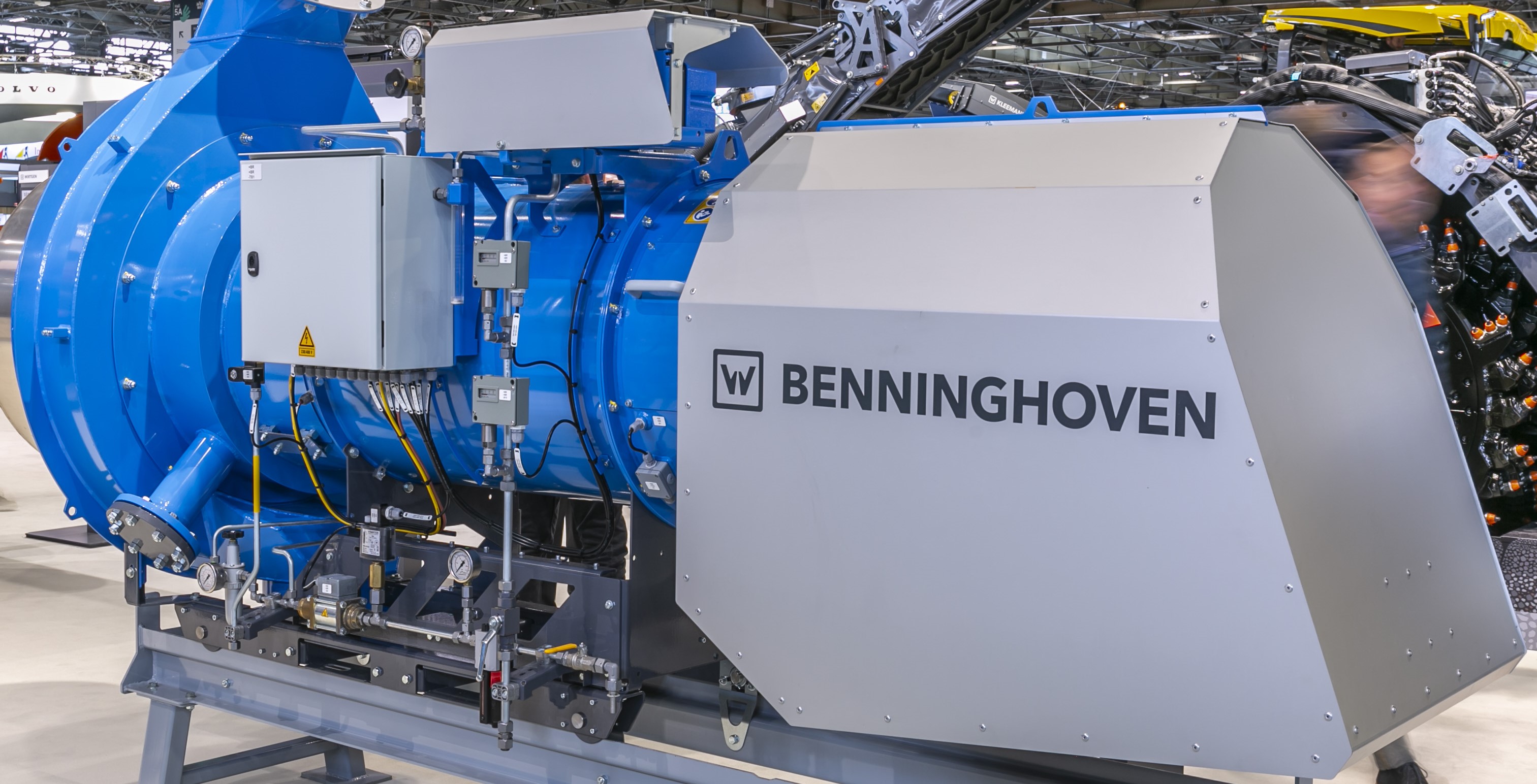 Ammann, Benninghoven and Marini have all developed asphalt plant burners capable of running on up to 100% hydrogen, with the German firm having trialled its technology in Norway