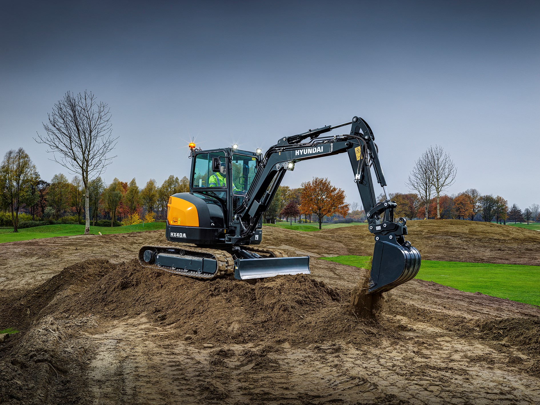 Hyundai is offering a new range of compact excavators
