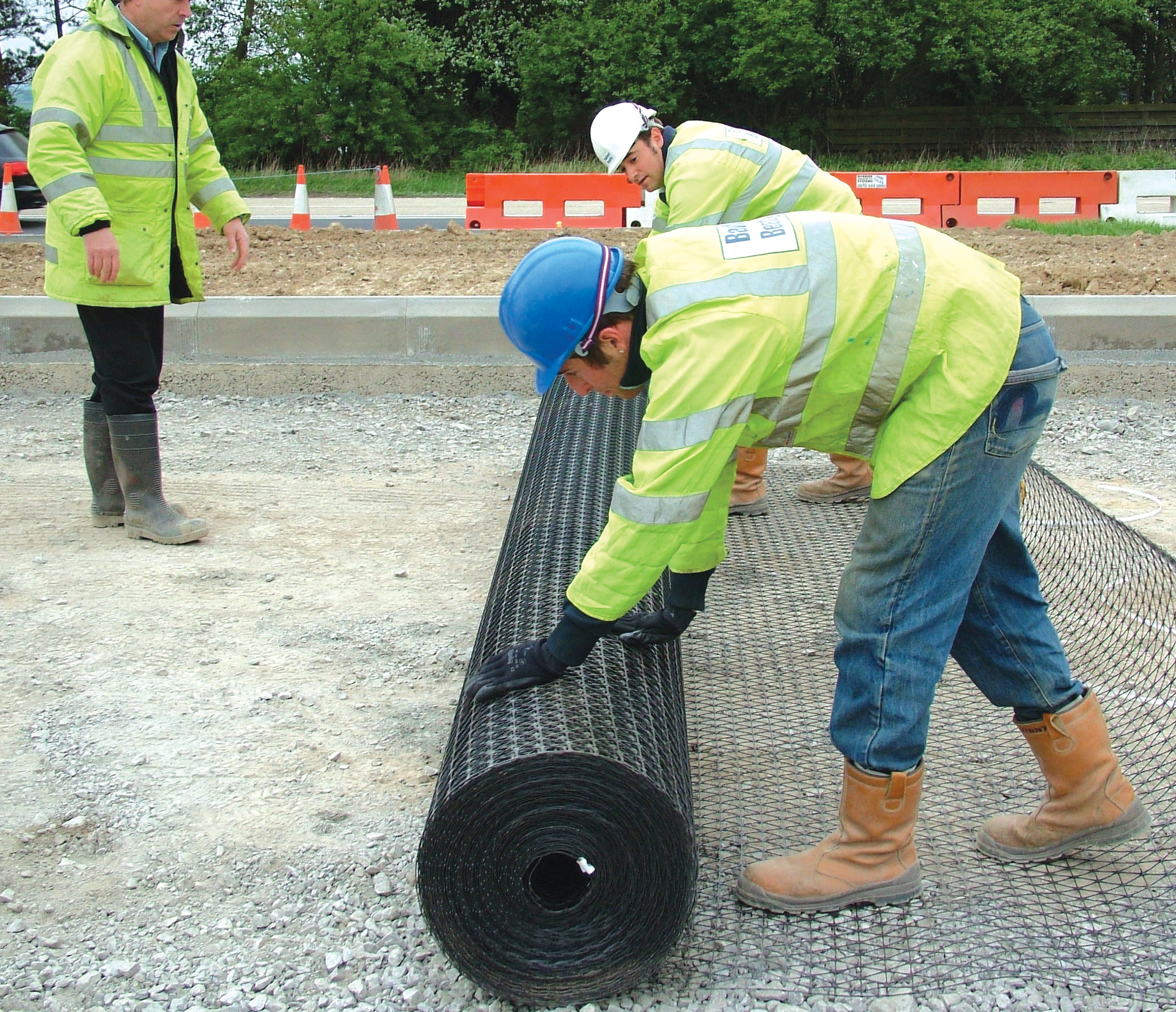The upgrade project for the A66 Penrith to Scotch Corner Trans-Pennine route is benefiting from Tensar's innovative TriAx geogrid, with some 1,500m² of the product being used to minimise differential settlement over a former quarry landfill tip Tensar TriAx geogrid