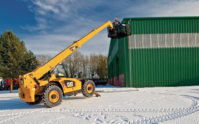 Caterpillar's TH514 telehandler offers a load capacity of 5tonnes
Caterpillar's TH514 telehandler