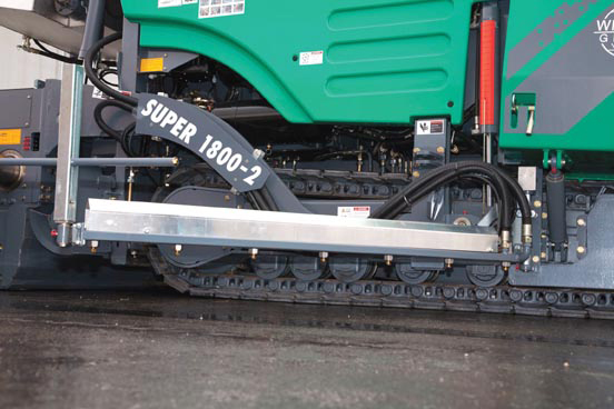 Based on Vögele's proven Super 1800-2 paver, the SprayJet is said to provide optimum bonding between layers SprayJet machine