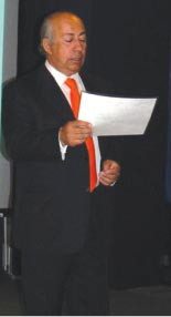 ECED President Dr. Jose Gameiro during his opening speech at the ECED First Dealers' Conference. ECED President Dr. Jose Gameiro during his opening speech at the ECED First Dealers' Conference.