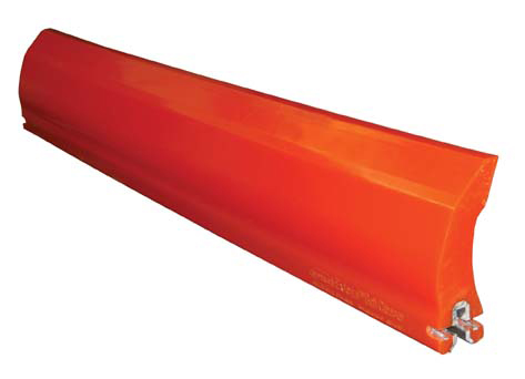 Long lasting and durable, the Exterra belt scraper from Superior Industries offers high performance in conveyor installations Exterra belt scraper
