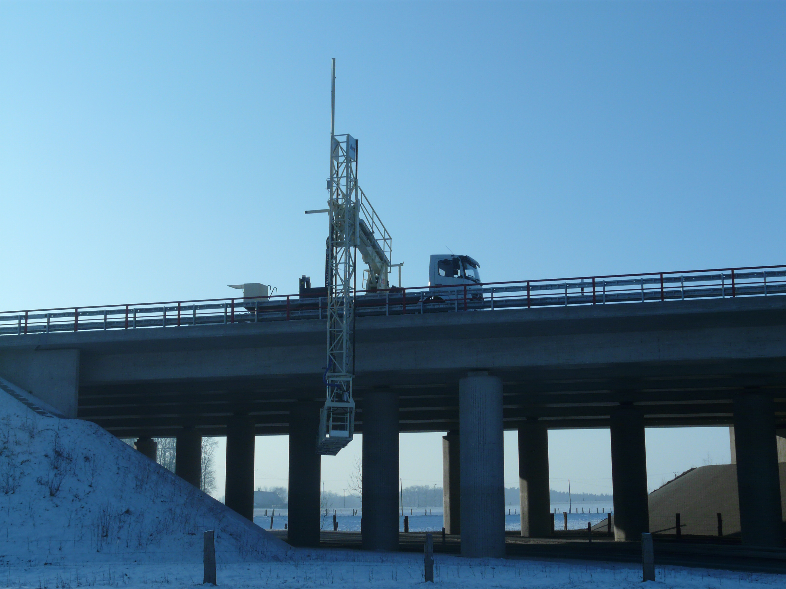 Barin says that its ABC110/130/150/LS underbridge access machines offer versatility and performance underbridge inspection machine