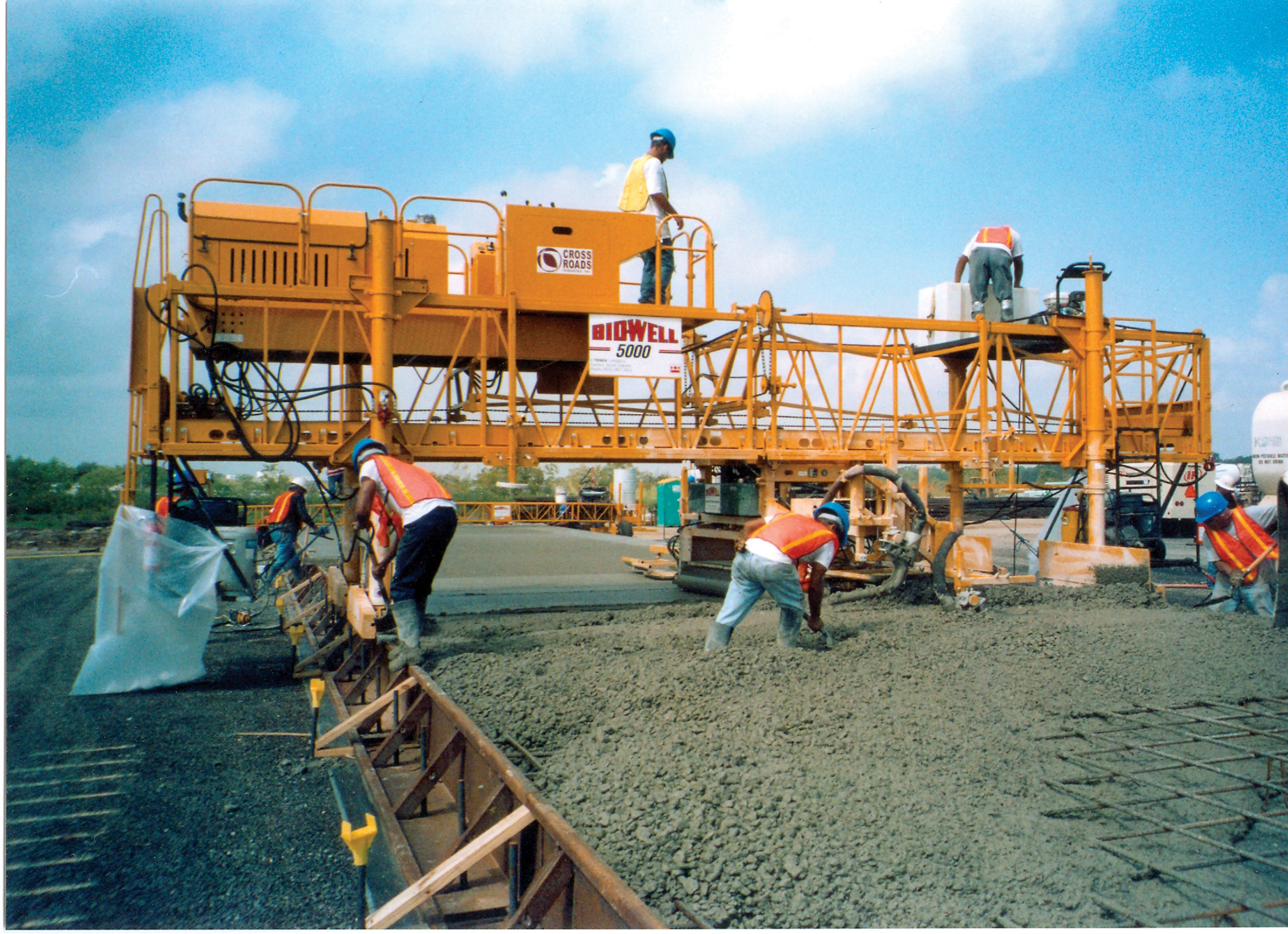 Terex is aiming its Bid-Well machines at large airport and highway applications Terex Bid-Well paver