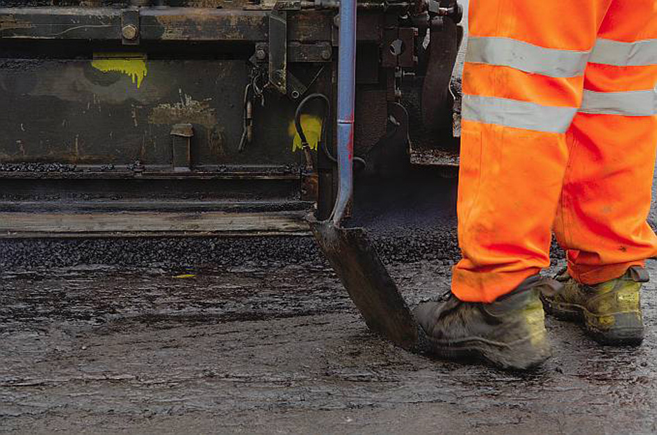 The Masterlayer surface is trafficable within an hour Masterlayer surface beying laid