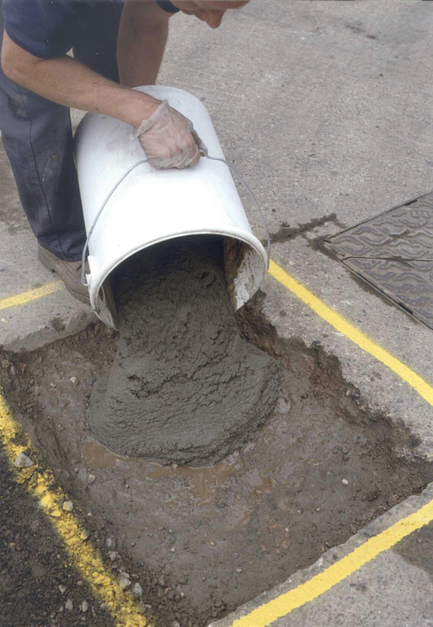 Fast concrete repairs can be carried out with Flowcon's new Ultracrete product Flowcon's new Ultracrete product