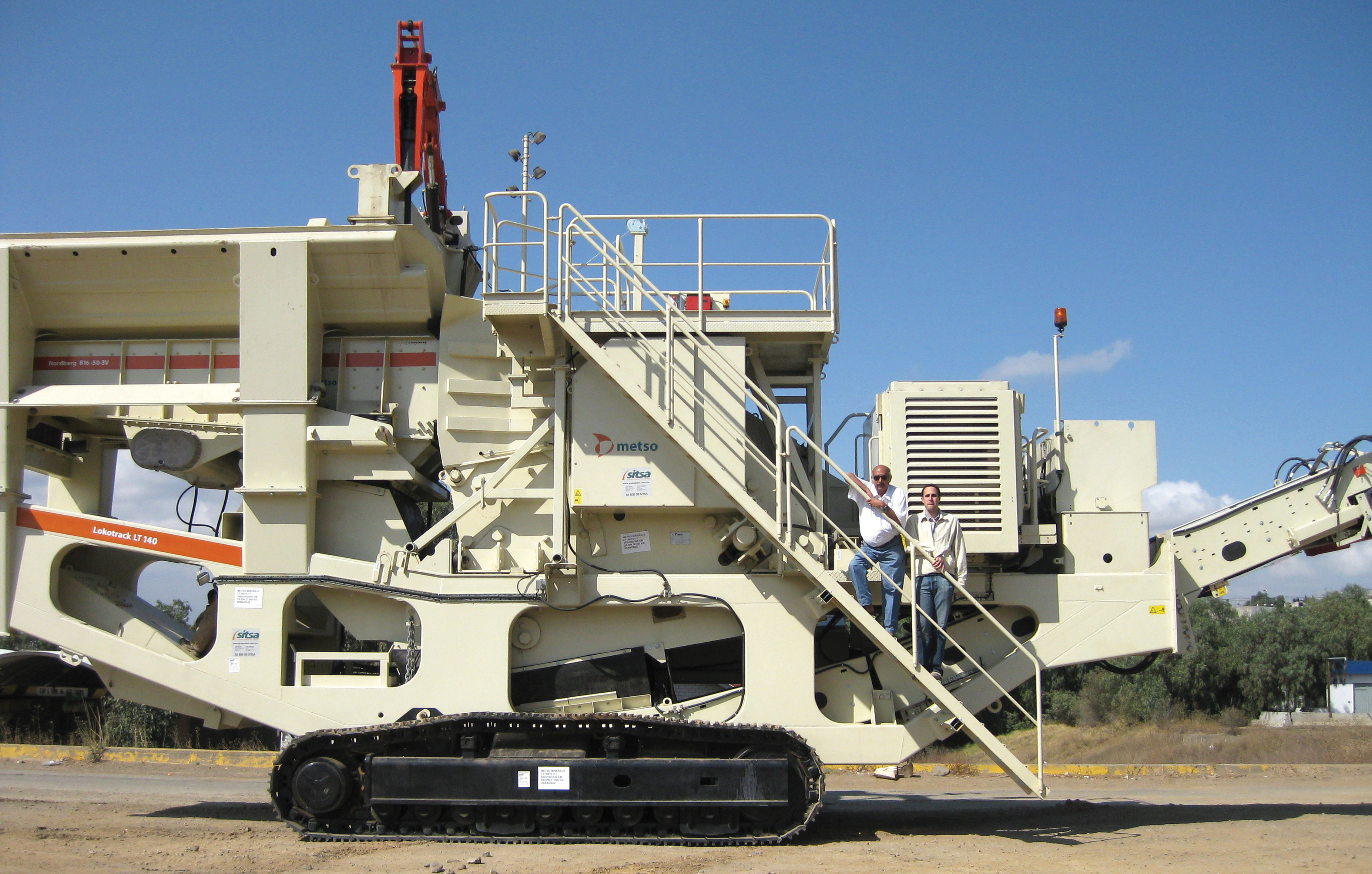 Grupo Pinfra's new LT140 crusher will be used to process up to 2.5 million tonnes per year of basalt Pinfra LT140 crusher