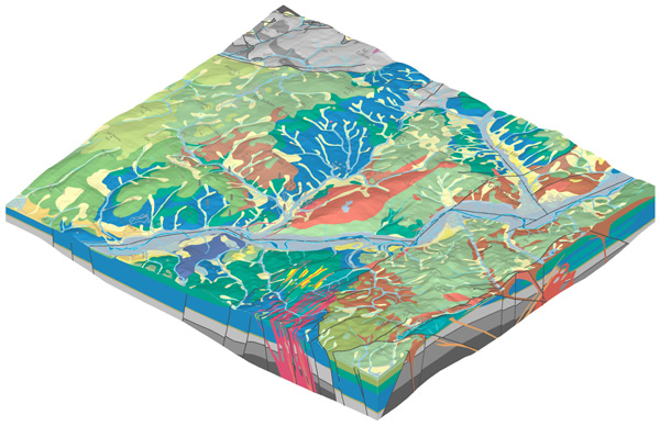 The State Geological Institue of Dionyz Stur in Slovakia won an award in the Bentley Systems Be Inspired event's geotechnical category for an innovative project to log and analyse an area of the country's geoogy Geotechnical diagram