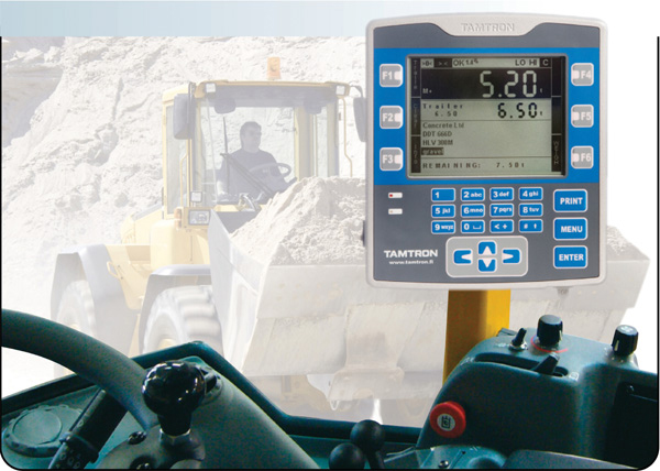 Productive loading is possible using the new Tamtron weighing package Tamtron weighing package