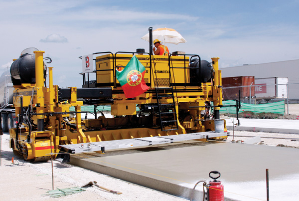 High paving productivity and versatility are claimed for GOMACO's new GP-2400 slipformer being launched early in 2011 GOMACO's GP-2400