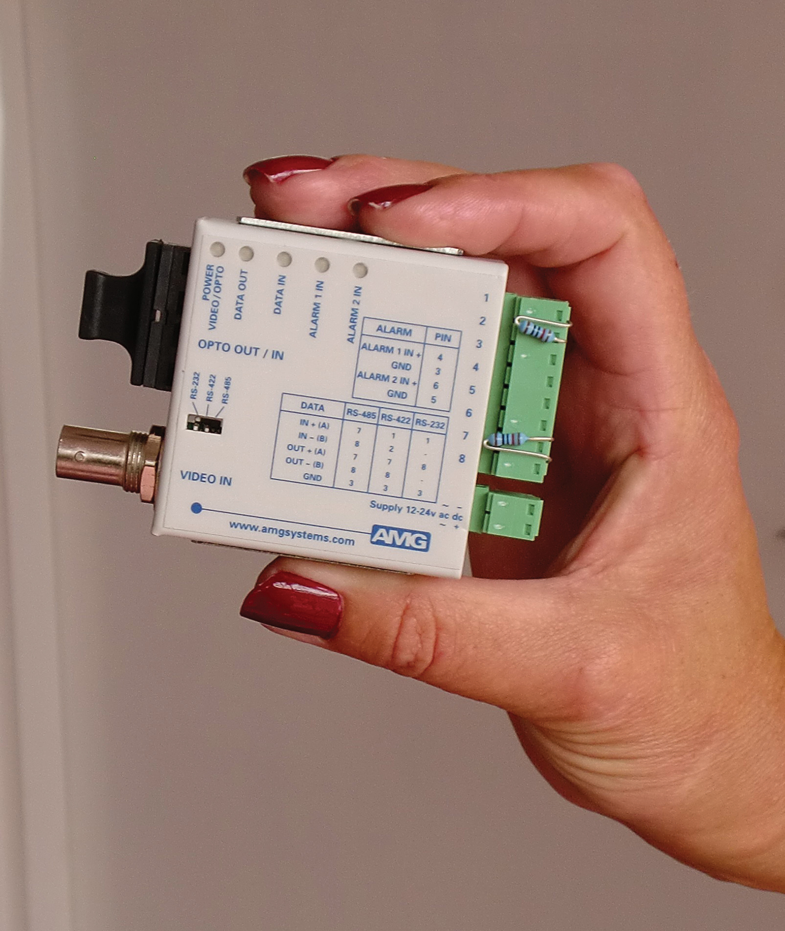 AMG's sophisticated single channel transmitter has no latency and the range has built in automatic gain control (AGC) AMG Systems