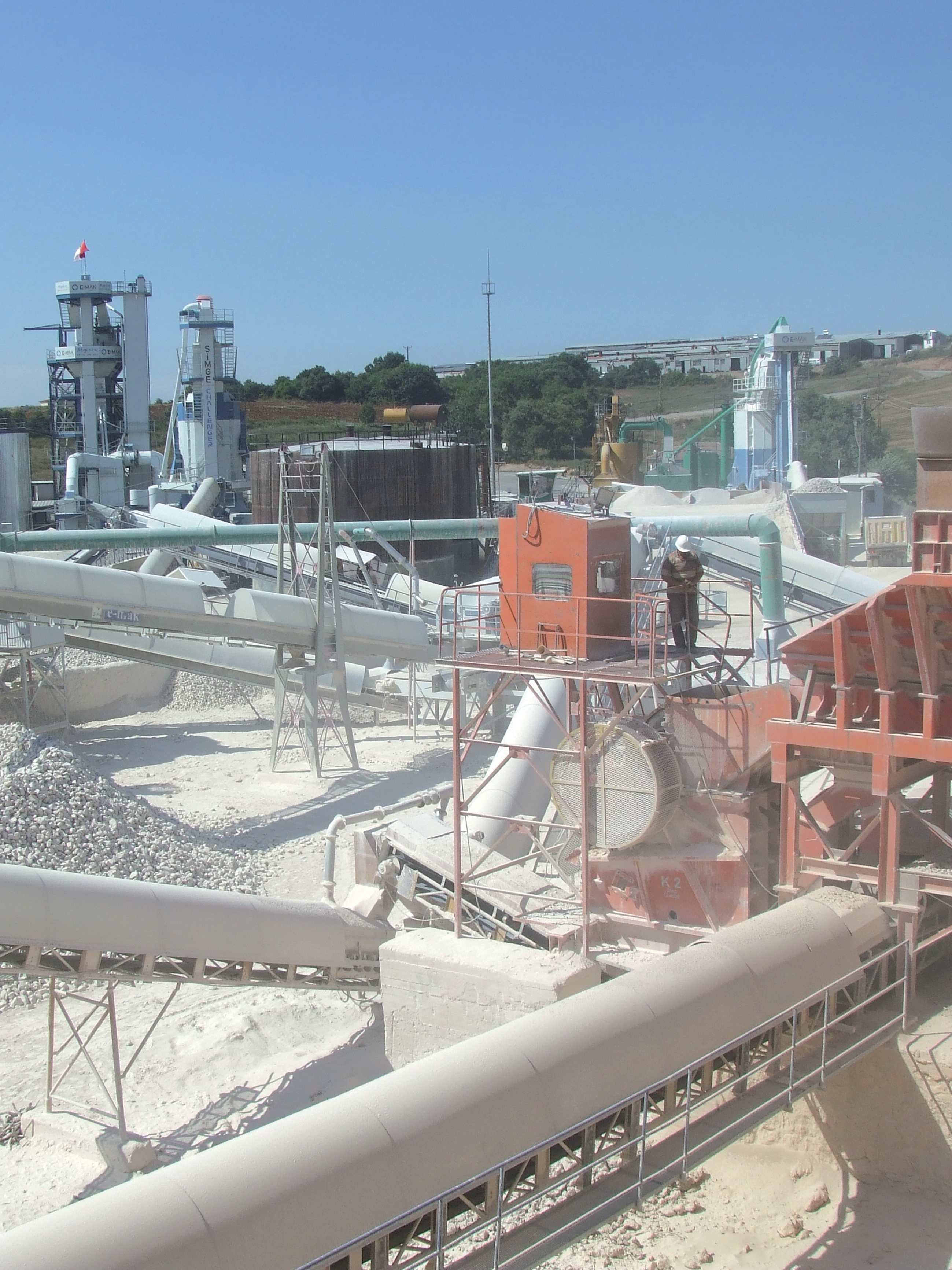 The Simge Group's high production quarry close to Bursan produces 4 million tonnes of stone/year Simge Group Quarry